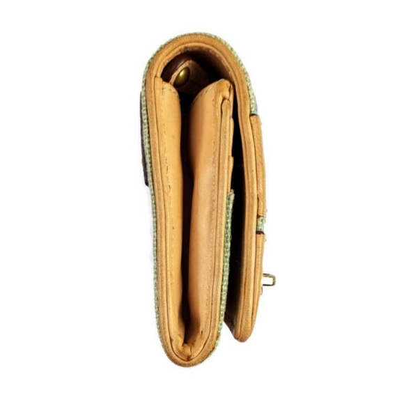 Coach 42567 Bonnie Hampton Legacy Multicolor Stripe Canvas & Leather Wallet Ret. - Picture 3 of 14